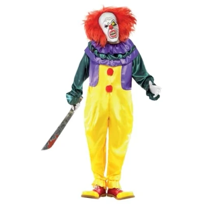 Afbeelding van &quot;Enge clown kostuum voor volwassenen Halloween Verkleedkleding Large&quot;