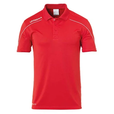 Afbeelding van Uhlsport Stream 22 Polo Heren Rood / Wit Maat: M