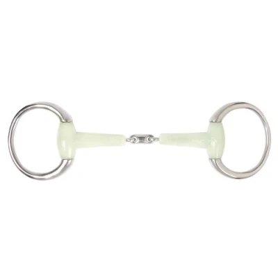 Image de Pfiff mors double brisure en plastique blanc 15,5 cm