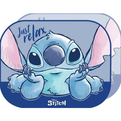 Afbeelding van TataWay in viaggio si cresce Disney Lilo &amp; Stitch Zijgordijnen voor kinderen, meisjes, 44 x 35 cm, met afbeelding op lila achtergrond