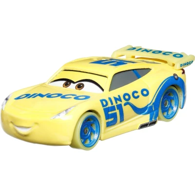 Afbeelding van Disney Pixar Cars Glow Racers Dinoco Cruz Ramirez Metal