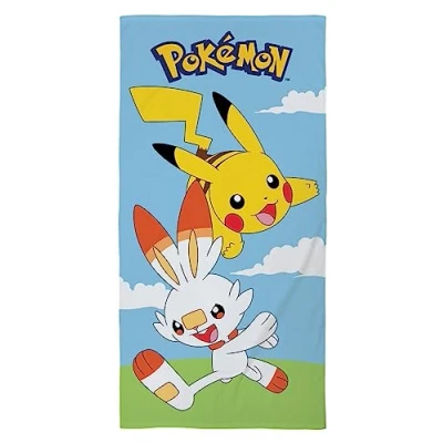 Afbeelding van Pokémon Strandlaken, Scorbunny 70 x 140 cm Katoen
