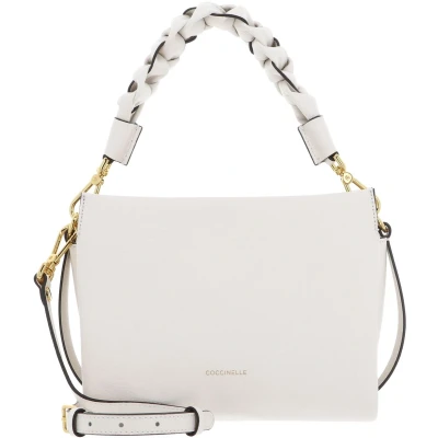 Afbeelding van Coccinelle Boheme Grana Double Handtas, Dames, Maat: One Size, Blanco/skin