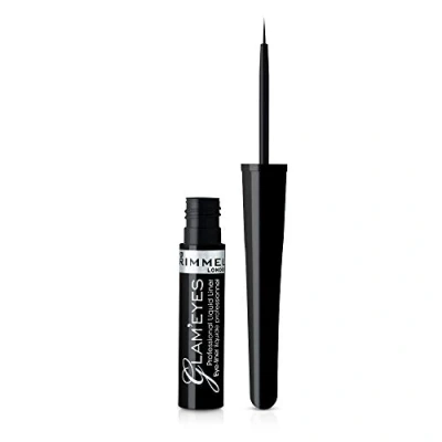 Afbeelding van Rimmel Glam&#039;Eyes Professional Liquid Eyeliner 001 Black