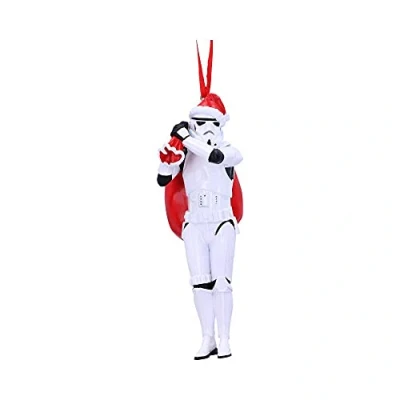 Afbeelding van Nemesis Now Star Wars Stormtrooper Santa Sack Hanging Ornament Kerstbal 13cm