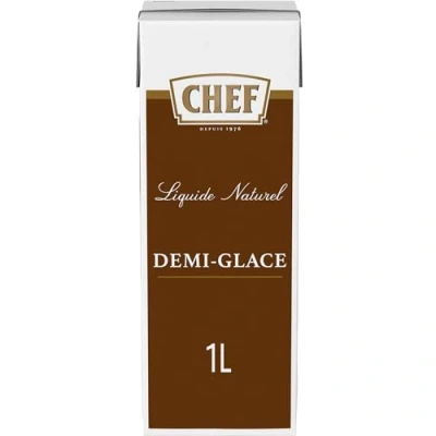 Afbeelding van Nestlé Professional CHEF Halfijs, natuurlijk, vloeibaar, fondsen, kweekhulp, sauzen, kant en klare baksteen, 1 l