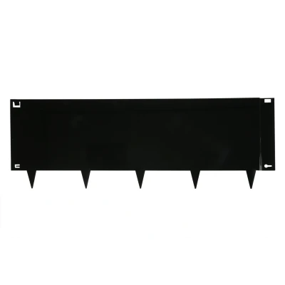 Afbeelding van Wovar Borderrand Zwart stalen Kantopsluiting 40 x 106 cm Flexibel Per Stuk