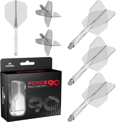 Afbeelding van Mission Force 90 Clear NO6 Dart Flights