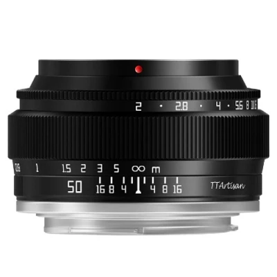 Afbeelding van TT Artisan Cameralens 50mm F2 voor Fuji X vatting (Full Frame), zwart