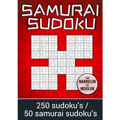 Afbeelding van Samurai Sudoku van Makkelijk tot Moeilijk 250 Sudoku‘s / 50