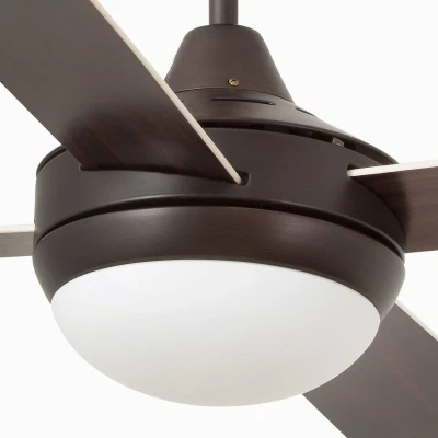 Afbeelding van Plafondventilator Icaria L met lichtbruin/mahonie