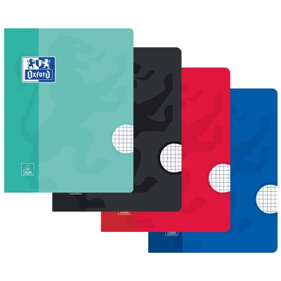 Afbeelding van Schrift Oxford School A5 ruit 5x5mm 72blz 90gr assorti