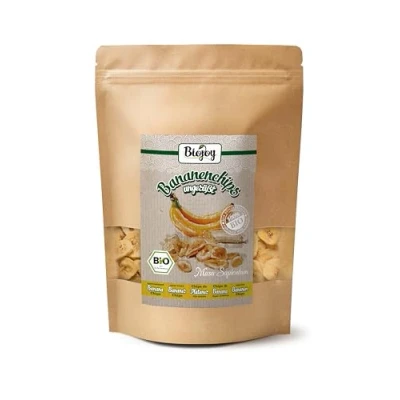 Afbeelding van Biojoy Biologische bananenchips (100 g), gedroogd en heel, zwavelvrij