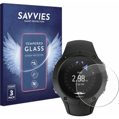 Afbeelding van Savvies Glas Screenprotector voor Suunto Spartan Trainer Wrist HR Gehard Beschermglas 9H (3 Stuks)