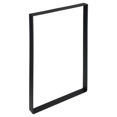 Afbeelding van Meubelpoot U vorm Zwart Staal 25x35 cm Per Stuk