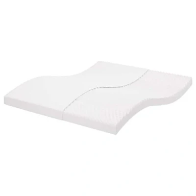 Image de vidaXL Matelas en mousse blanc 200x210 cm 7 zones dureté 20 ILD4016653