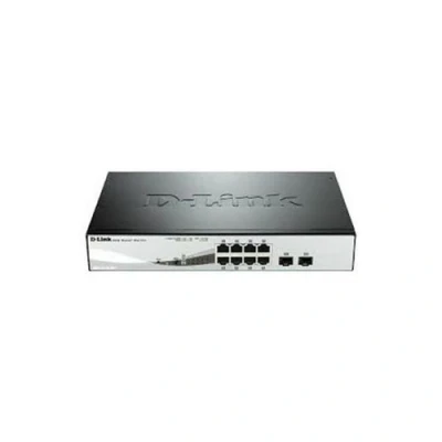 Afbeelding van D Link Dgs 1210 08p (8 Havens), Netwerkschakelaar, Zwart