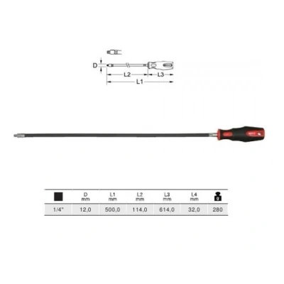 Afbeelding van KS Tools, Schroevendraaiers, ERGOTORQUEplus vierkantkopschroevendraaier XL (vierkant)