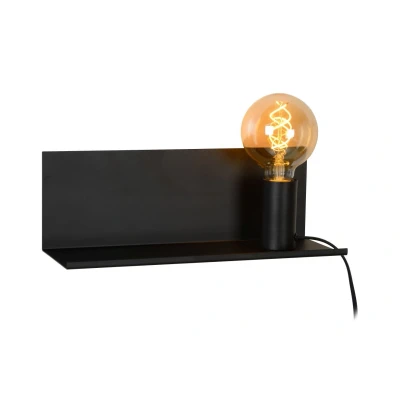 Afbeelding van Lucide SEBO Bedlamp 1xE27 Zwart
