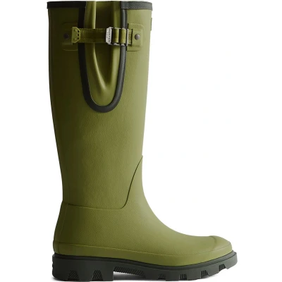Afbeelding van Hunter Original Womens Downpour Adjustable BOOT Regenlaarzen, Dames, Maat: 37, Green olive/dark olive Kunststof
