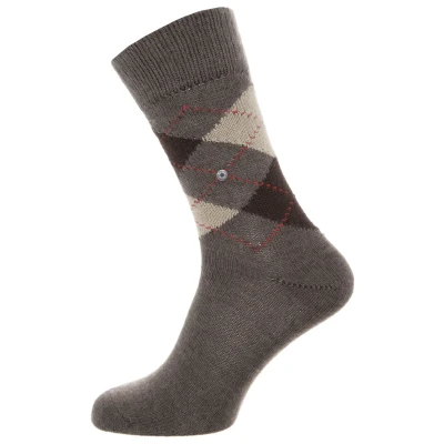 Afbeelding van Burlington Preston one size Zacht En Warm sokken heren bruin Maat 40 46