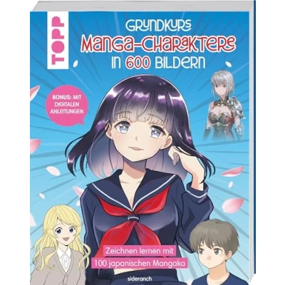 Afbeelding van Grundkurs Manga Charaktere in 600 Bildern