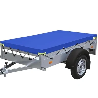 Afbeelding van Aanhangerzeil 220 x 120 cm, PVC 420D versterkt materiaal, voor autoaanhangers, 750 kg