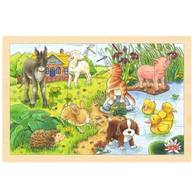 Afbeelding van Goki Houten speelgoed voor kinderen, Maat: One Size, Multi colors