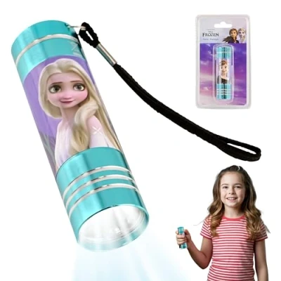 Afbeelding van Mini zaklamp, 9 leds, 8,7 cm, hemelsblauw, aluminium, met koord, nieuw verkoopmodel, zaklamp voor wandelen, kamperen, noodgevallen buiten, 3 jaar en ouder