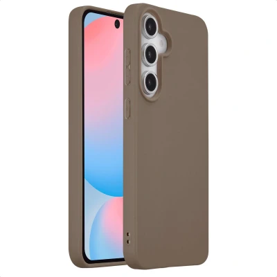 Afbeelding van imoshion Hoesje Geschikt voor Samsung Galaxy S24 FE Color Backcover Bruin