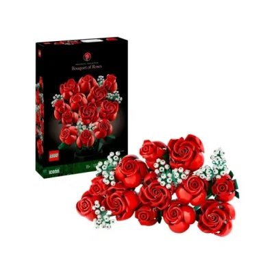 Afbeelding van LEGO 10328 Icons Rozenboeket Bouwpakket met Bloemen