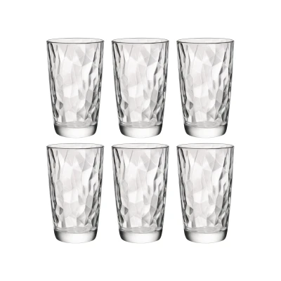 Afbeelding van Bormioli Rocco Longdrinkglazen Diamond Transparant 470 ml 6 Stuks