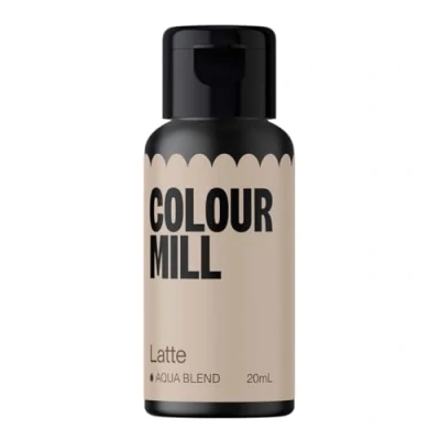 Afbeelding van Colour Mill Aqua Blend Voedingskleurstof op Waterbasis Latte 20 ml