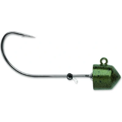 Afbeelding van VMC Swingin Ned Rig Green Pumpkin Jighead 7g (3 Stuks) Loodkoppen