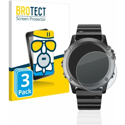 Afbeelding van BROTECT Screenprotector voor Garmin fenix 3 / HR Folie Beschermfolie Beschermglas matte (3 Stuks)