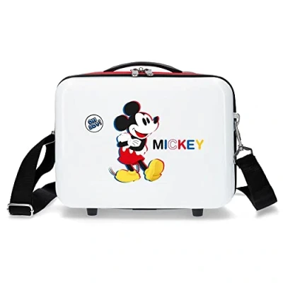 Afbeelding van Disney Minnie in Love Cabinekoffer, Wit., toilettas