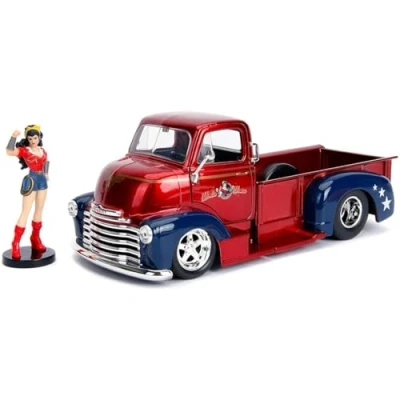 Afbeelding van DC Comics: Bombshells Wonder Woman and 1952 Chevy COE Pickup 1:24 Scale Set
