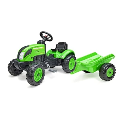 Image de FALK Tracteur à pédales enfourcher Country Farmer Vert