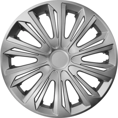 Afbeelding van NRM Strong Wieldoppen 16 inch Set van 4 stuks Zilver