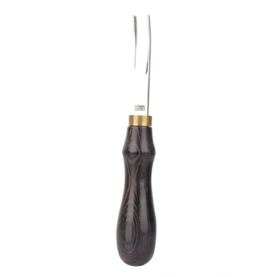 Afbeelding van Edge Beveler Leather Skiv Leather, snijgereedschap voor houten randen, 4 mm/6 mm/8 mm/10 mm optioneel (10 mm)