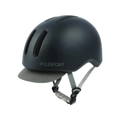 Afbeelding van Fietshelm Polisport Commuter (Maat L, Uniseks, Zwart/grijs)