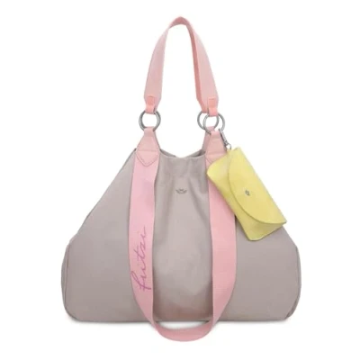 Afbeelding van Fritzi aus Preußen Schoudertas Canvas Izzy Bag Sand Beige