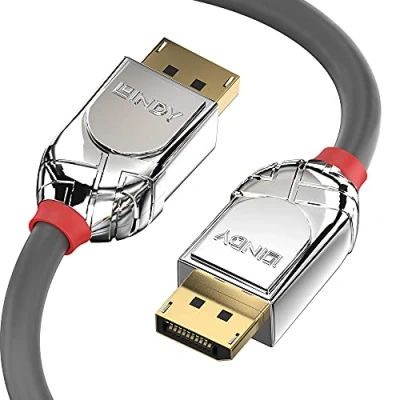 Image de Lindy CROMO Câble DisplayPort (M) pour 1.2 2 m rond support 4K gris