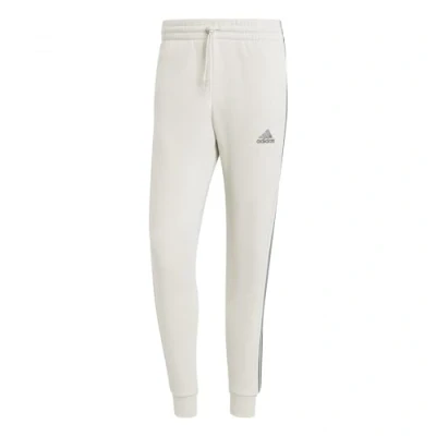 Afbeelding van adidas Essentials Fleece 3 Stripes Tapered Cuff Broek Heren, Aluminium