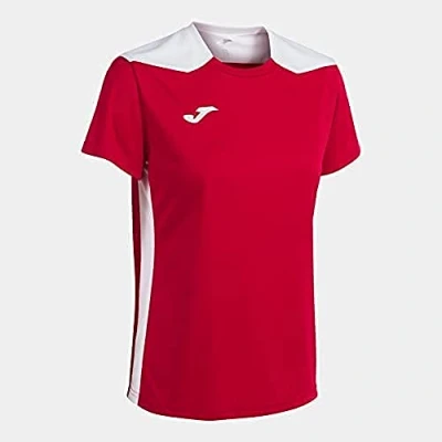 Afbeelding van Joma Championship Vi T shirt voor dames, Rood, Wit