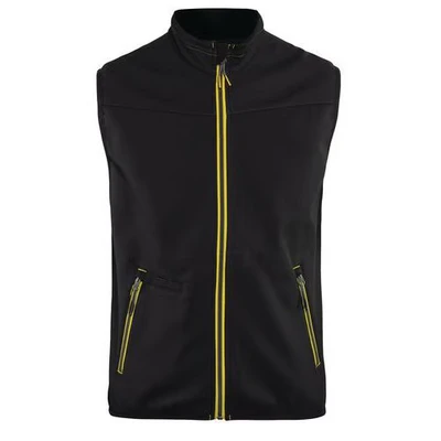 Image de Gilet sans manche noir/jaune fluorescent