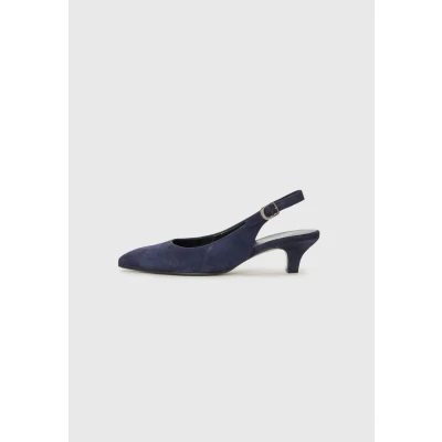 Afbeelding van Gabor Escarpins Peeptoes &amp; Slingpumps 1500 en daim bleu pour femme, bleu, 37 EU