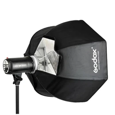 Afbeelding van Godox Paraplu Softbox Bowens 80cm met Grid