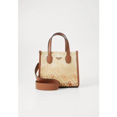 Afbeelding van Guess Silvana 2 COMP MINI TOTE Handtas, Dames, Maat: One Size, Cognac