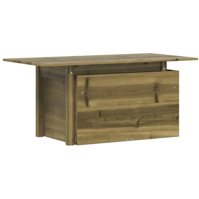 Afbeelding van Tuintafel 100x50x75 cm geïmpregneerd grenenhout